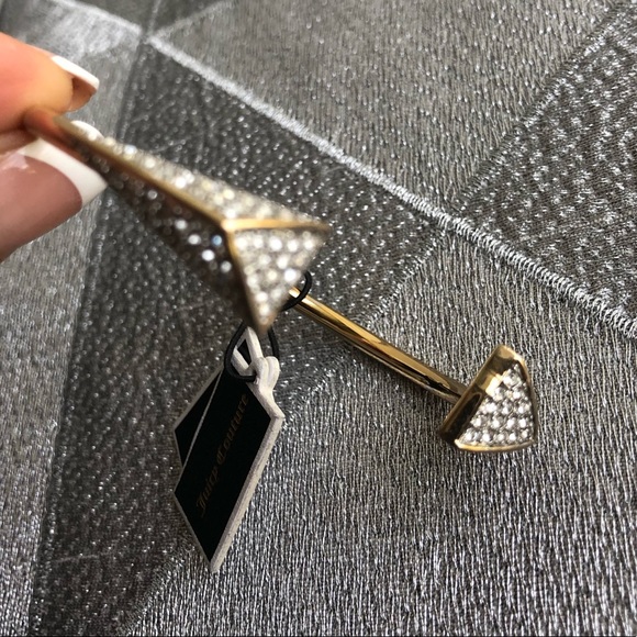 Juicy Couture Gold Crystals Cuff Bracelet - Picture 7 of 8